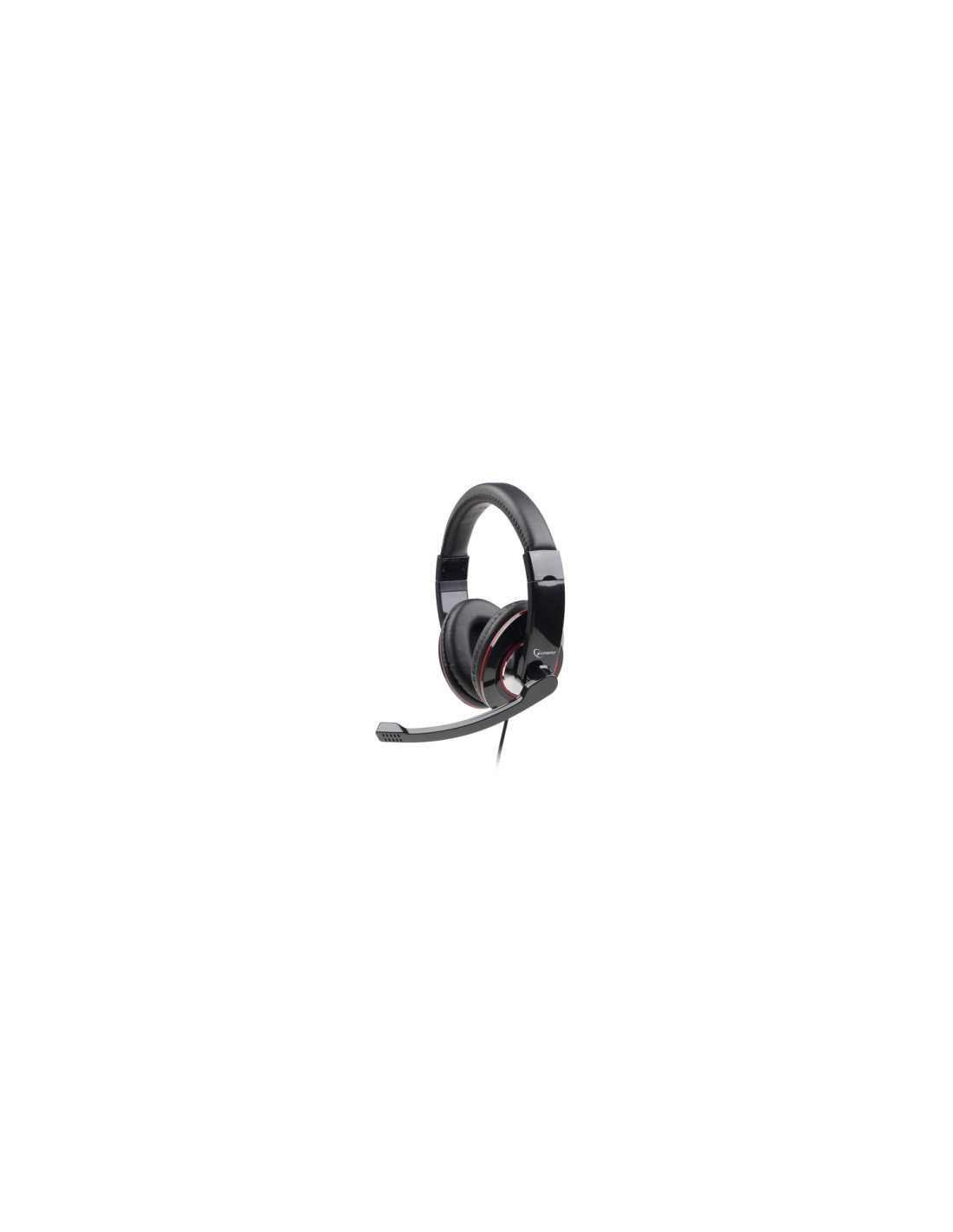 Gembird MHS-U-001 auricular y casco Auriculares Alámbrico Diadema Llamadas/Música Negro