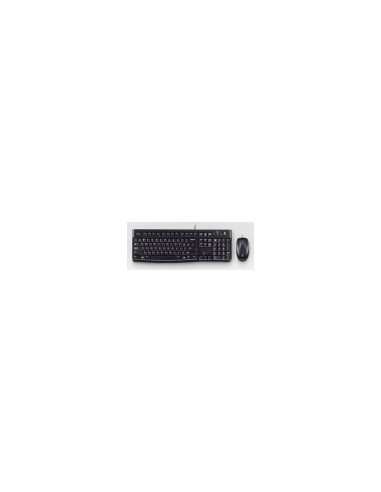Logitech Desktop MK120 teclado USB QWERTZ Alemán Negro