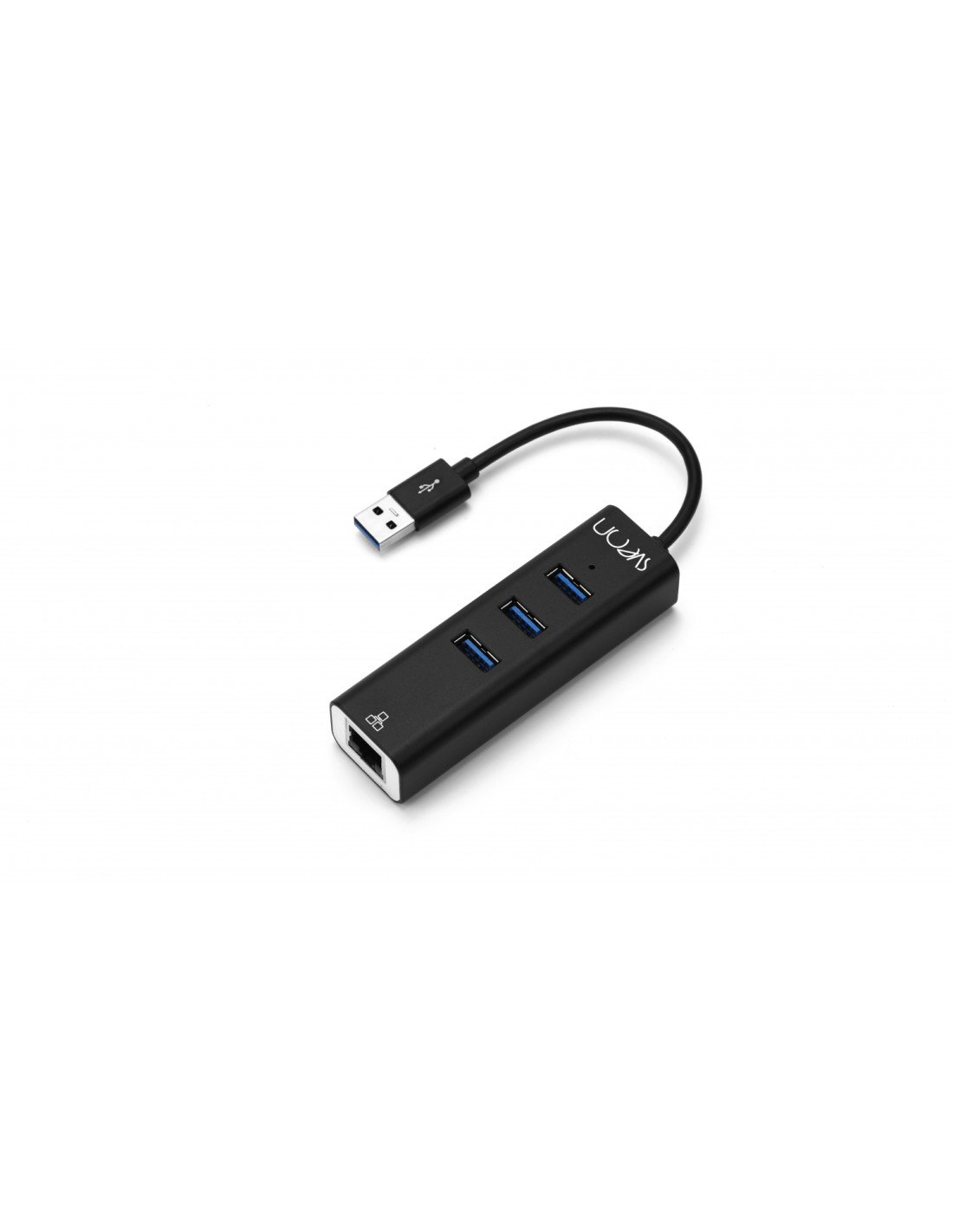 Sveon SCT240 hub de interfaz USB 3.2 Gen 1 (3.1 Gen 1) Type-A 5000 Mbit/s Negro