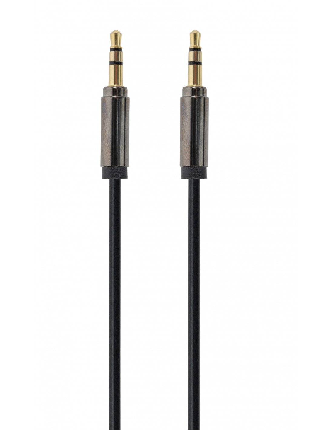 Gembird Cable CCAP-444-0.75M (Mini Jack M - Mini Jack M 0,75m black color) cable de audio 3,5mm Negro