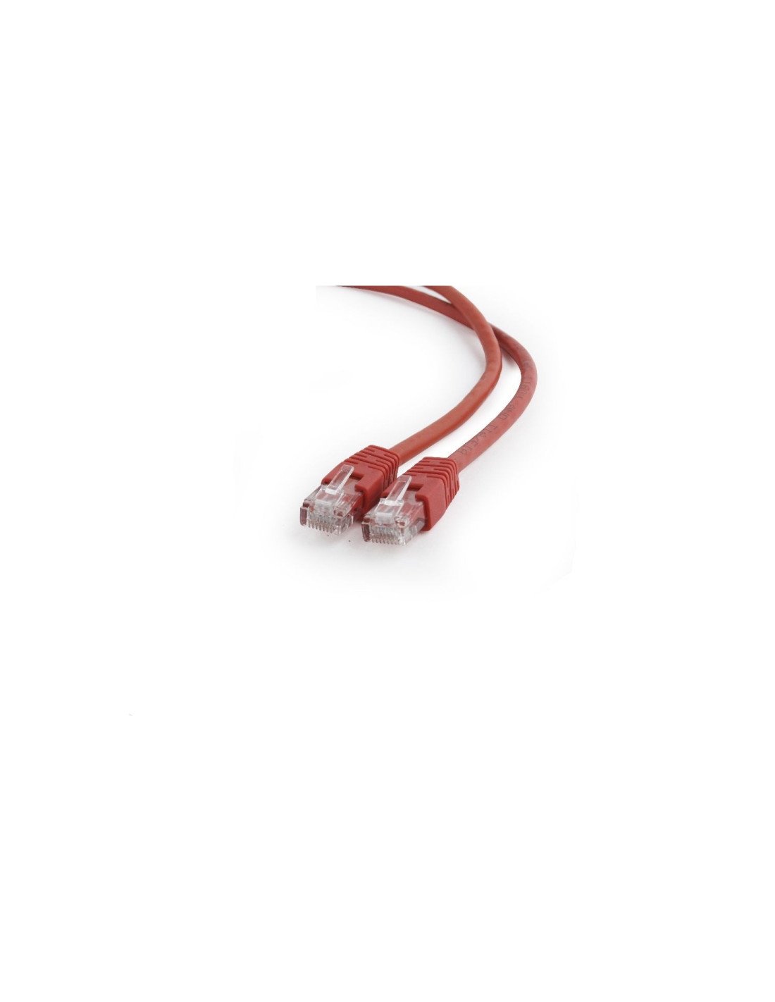 Gembird PP6U-0.5M cable de red Rojo 0,5 m Cat6 U/UTP (UTP)