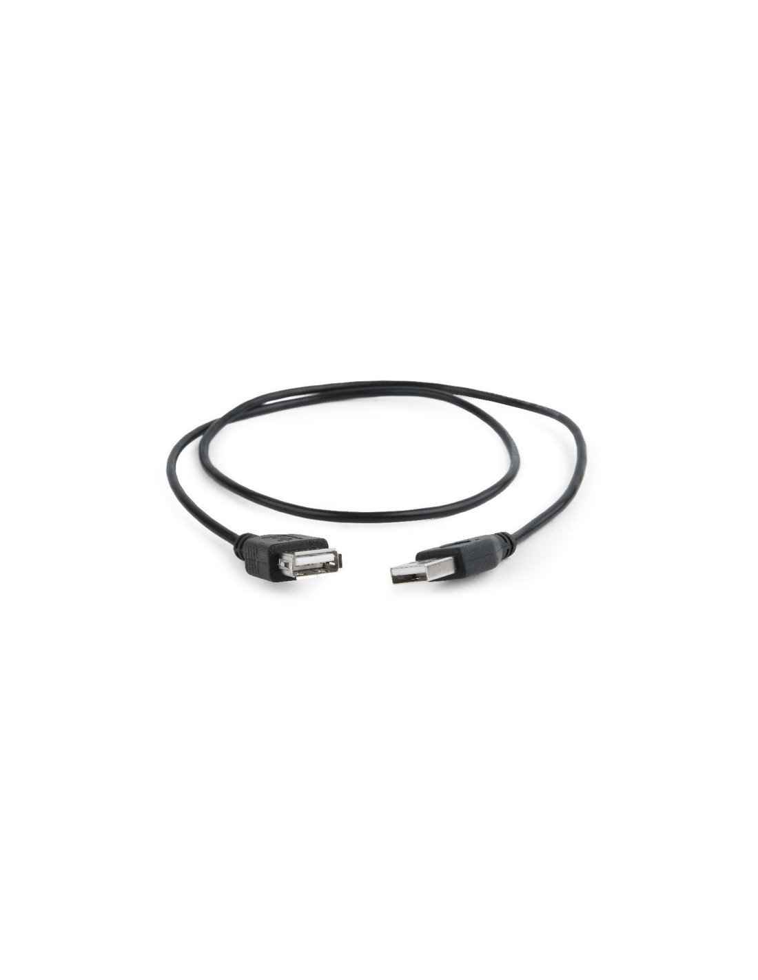 Gembird CC-USB2-AMAF-75CM/300-BK cable USB 0,75 m USB 2.0 USB A Negro