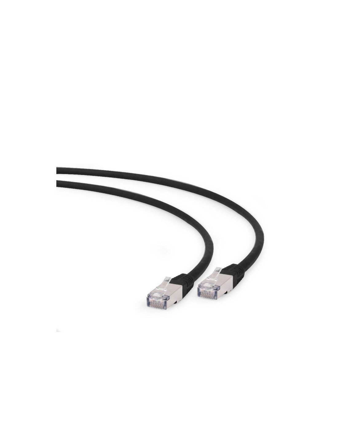 Gembird PP6A-LSZHCU-BK-0.5M cable de red Negro 0,5 m Cat6a