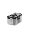 Cecotec CleanFry Infinity 3000 Sencillo 5,6 L Independiente 2400 W Freidora Negro, Acero inoxidable