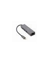Gembird A-CMU3-LAN-01 hub de interfaz USB 3.2 Gen 1 (3.1 Gen 1) Type-C 5000 Mbit/s Gris