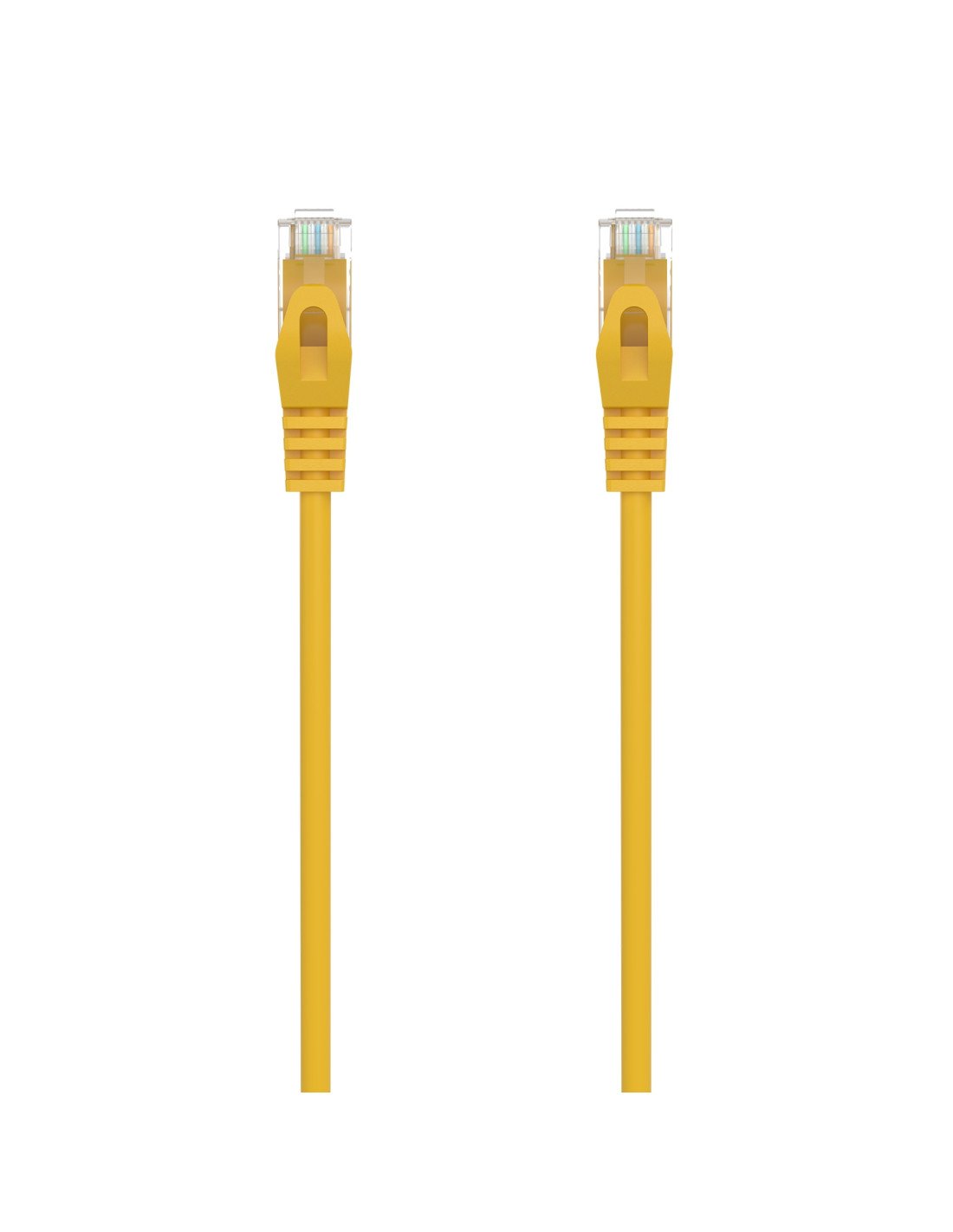 AISENS Cable de Red Latiguillo RJ45 LSZH Cat.6A 500 Mhz UTP AWG24, Amarillo, 1.0M