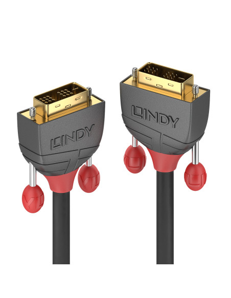 Lindy 36241 cable DVI 15 m DVI-D Negro
