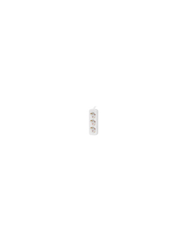 Lanberg PS0-03F-0150-W base múltiple 1,5 m 3 salidas AC Interior Blanco