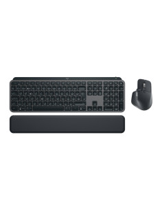 Logitech MX Keys S Combo teclado Ratón incluido RF Wireless + Bluetooth QWERTZ Suizo Grafito