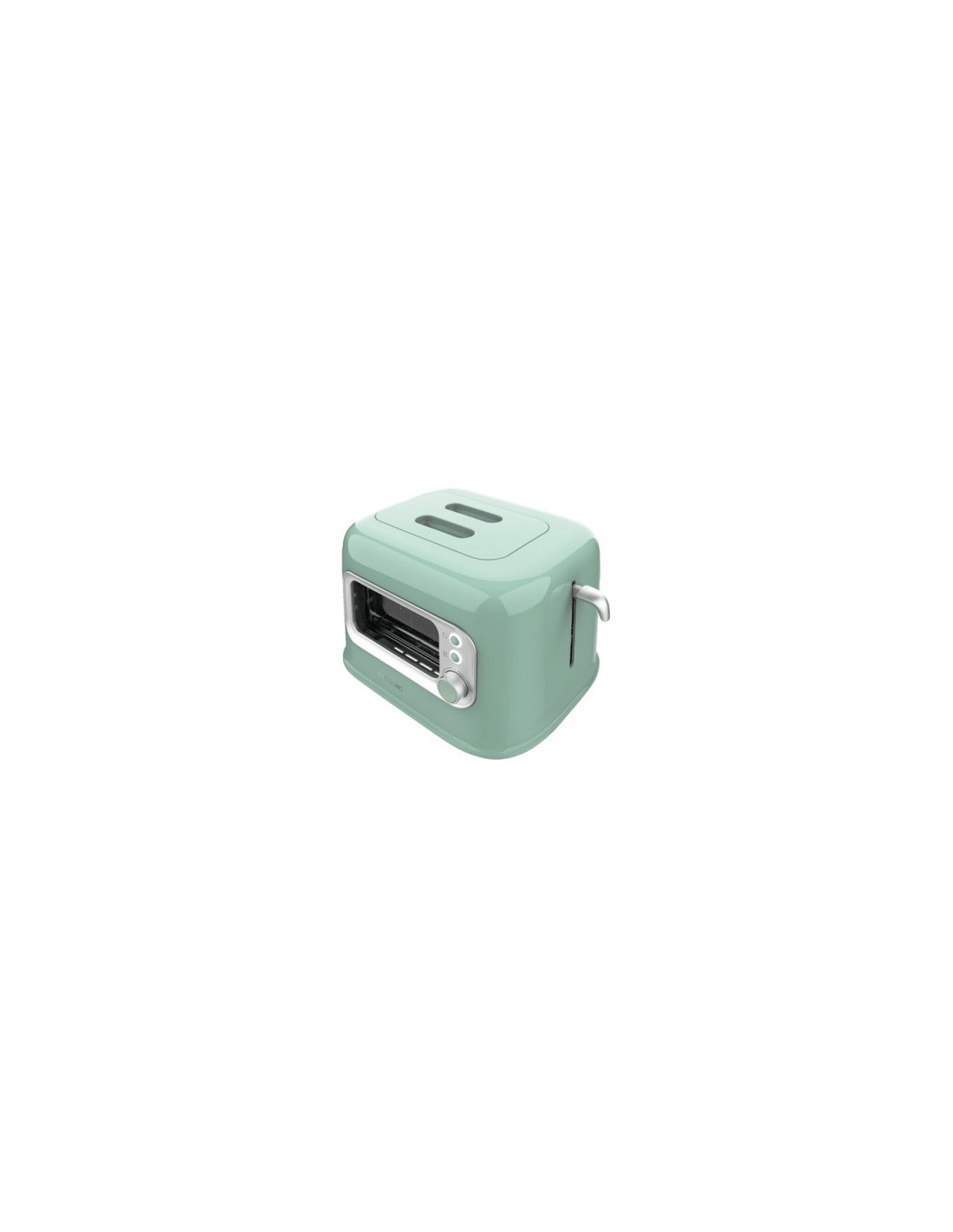 Cecotec RetroVision Green 5 2 rebanada(s) 700 W Verde claro, Acero inoxidable