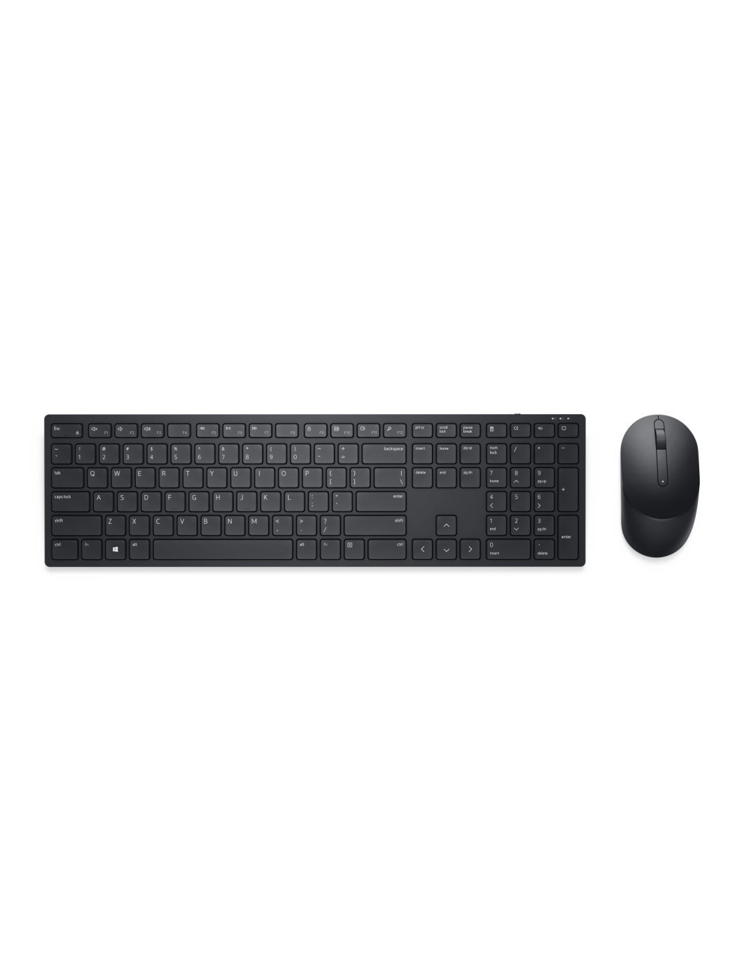 DELL KM5221W teclado Ratón incluido RF inalámbrico QWERTY Internacional de EE.UU. Negro