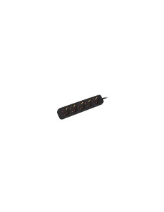 Lanberg PS0-05F-0300-BK base múltiple 3 m 5 salidas AC Interior Negro