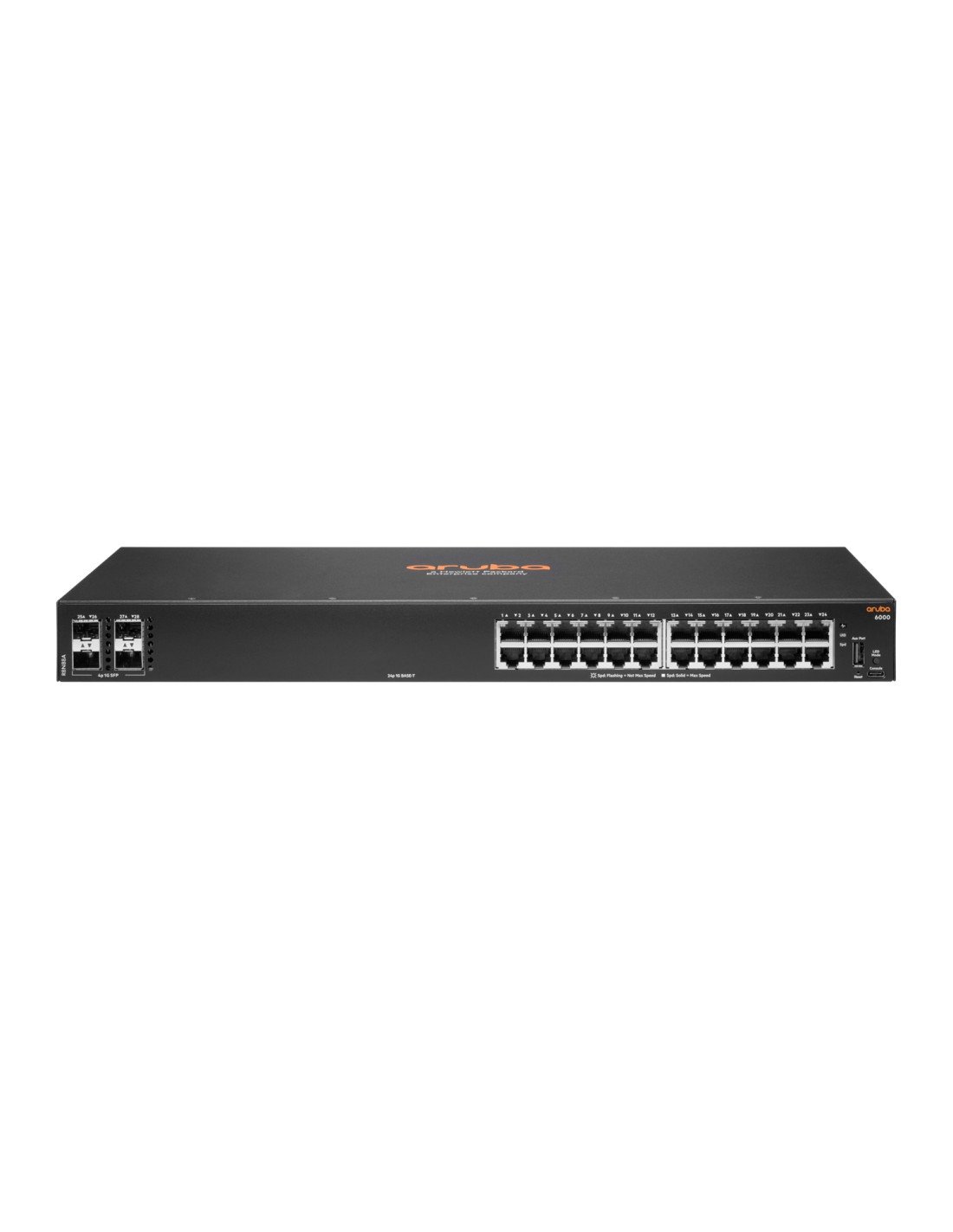 HPE Aruba Networking Aruba 6000 24G 4SFP Gestionado L3 Gigabit Ethernet (10/100/1000) 1U