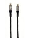 Gembird CCBP-USB4-CMCM240-1.5M cable USB USB4 Gen 3x2 1,5 m USB C Negro, Plata