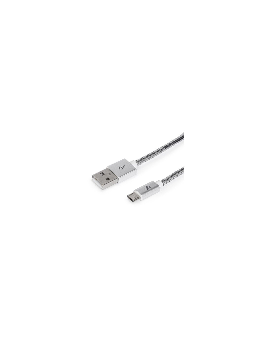 Maillon Technologique Premium MTPMUMS241 cable USB USB 2.0 1 m USB A Micro-USB B Plata