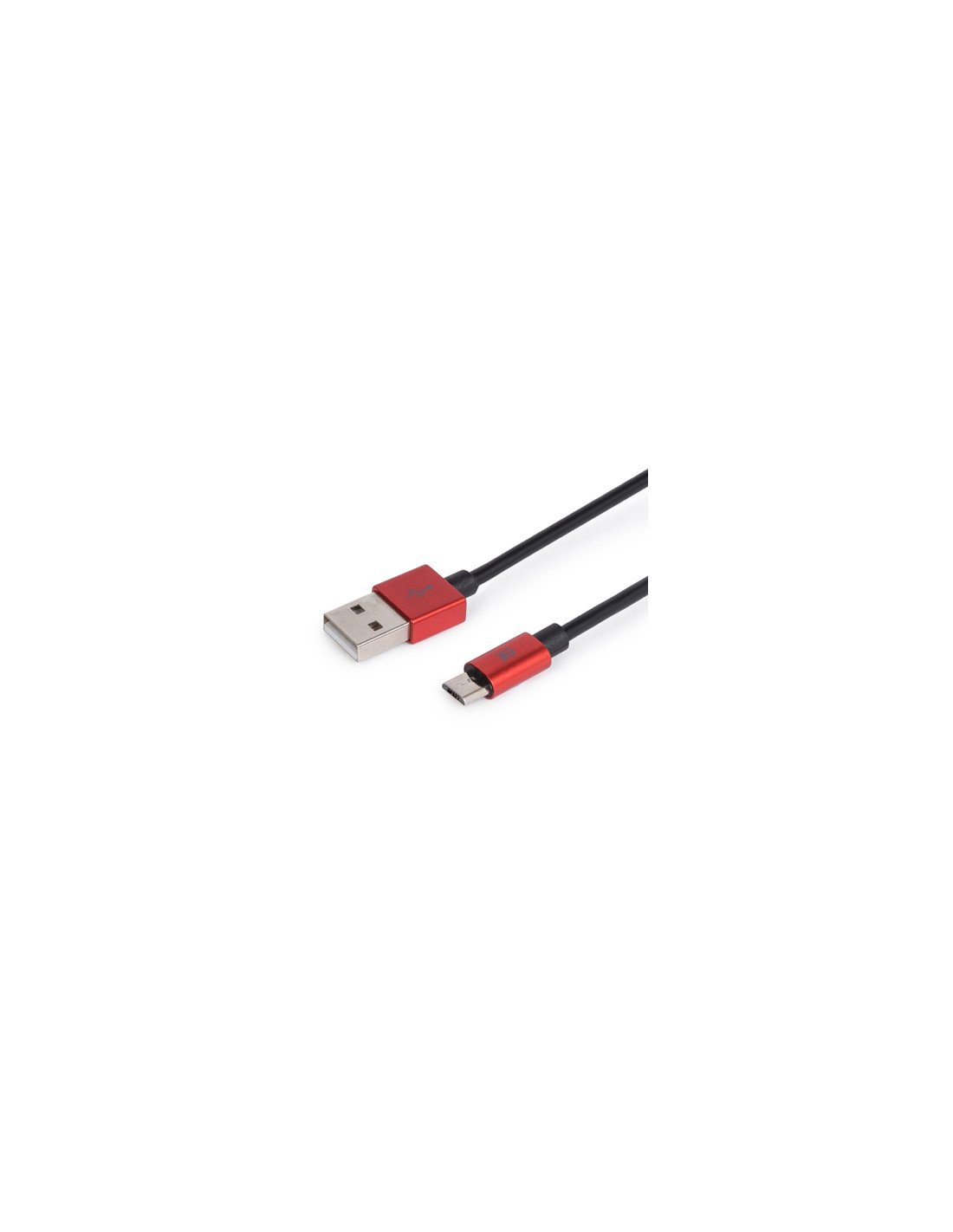 Maillon Technologique Premium MTPMUR241 cable USB USB 2.0 1 m USB A Micro-USB B Rojo