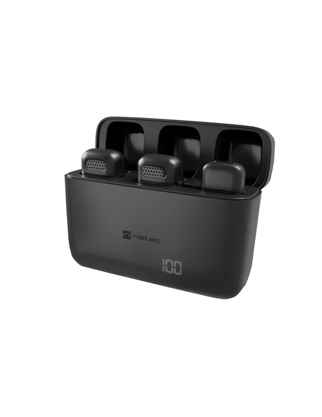 NATEC Hopper Negro Micrófono de corbata/solapa