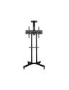 UNYKAch Soporte De Suelo Universal Móvil, Con 2 Bandejas Y Altura Regulable UK501 32″-75″ TV / Monitores