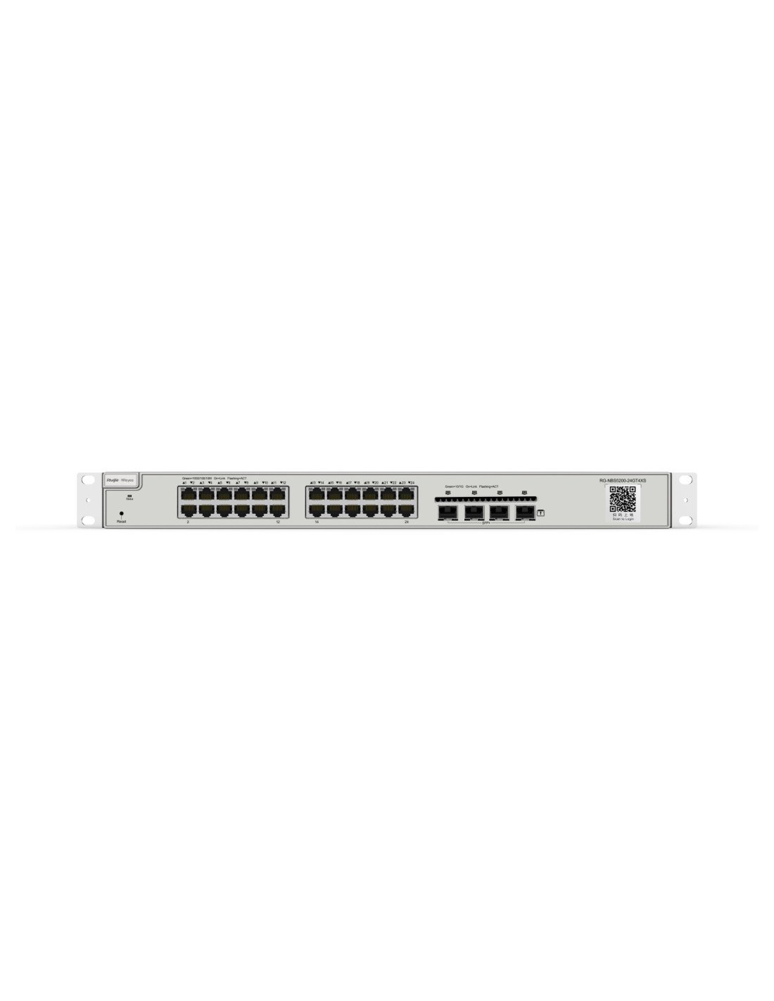 Ruijie Networks RG-NBS5200-24GT4XS switch Gestionado L3 Gigabit Ethernet (10/100/1000) Gris