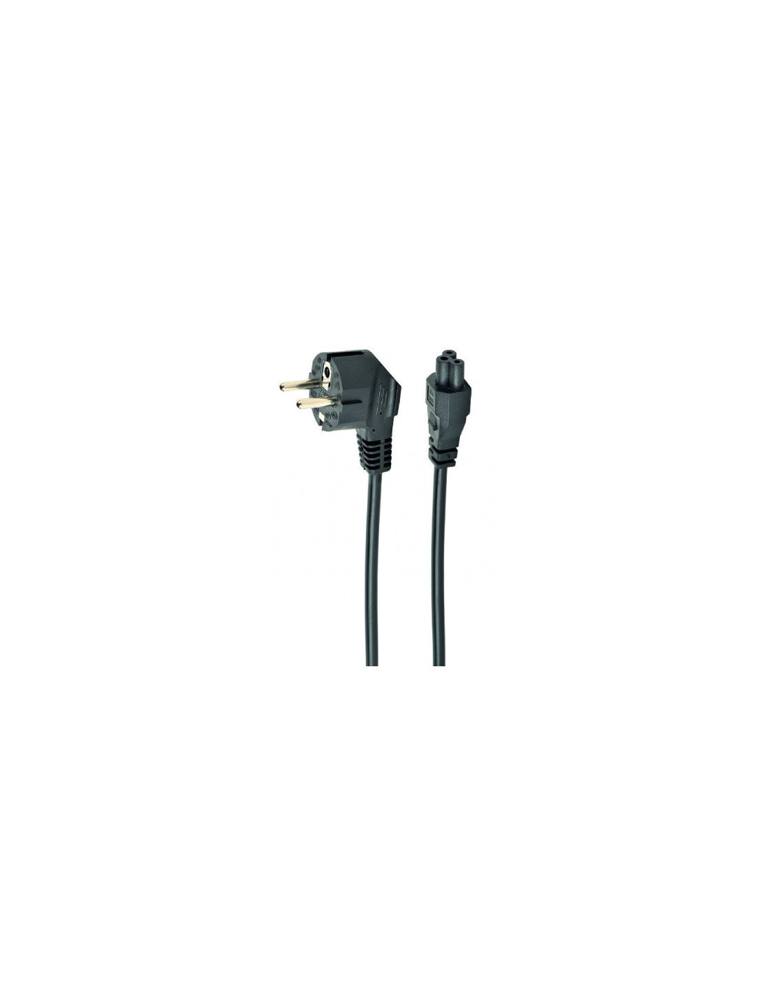 Gembird PC-186-ML12-0.5M cable de transmisión Negro 0,5 m CEE 7/7 C5 acoplador