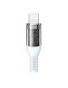 CABLE USB TIPO C A LIGHTNING 1M 27W THREEKEY AZUL