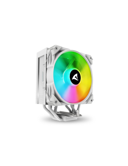 Sharkoon A40 RGB Procesador Refrigerador de aire 12 cm Blanco 1 pieza(s)