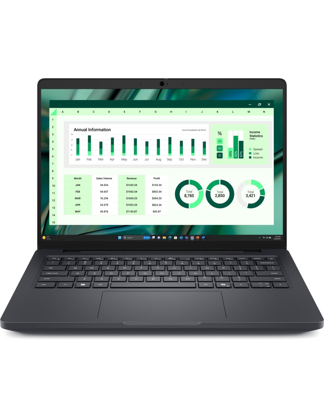 DELL Pro Max 14 MC14250 Intel Core Ultra 7 265H Estación de trabajo móvil 35,6 cm (14") Full HD+ 16 GB LPDDR5x-SDRAM 512 GB SSD 