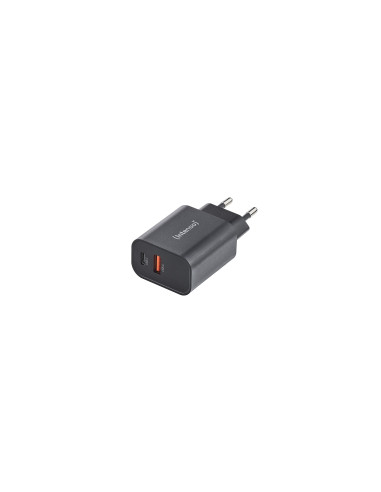 Intenso 7803010 adaptador e inversor de corriente Interior 30 W Negro