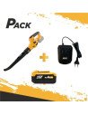 SOPLADOR S/CARBONES 20V + BATERIA 4AH + CARGADOR BLIM