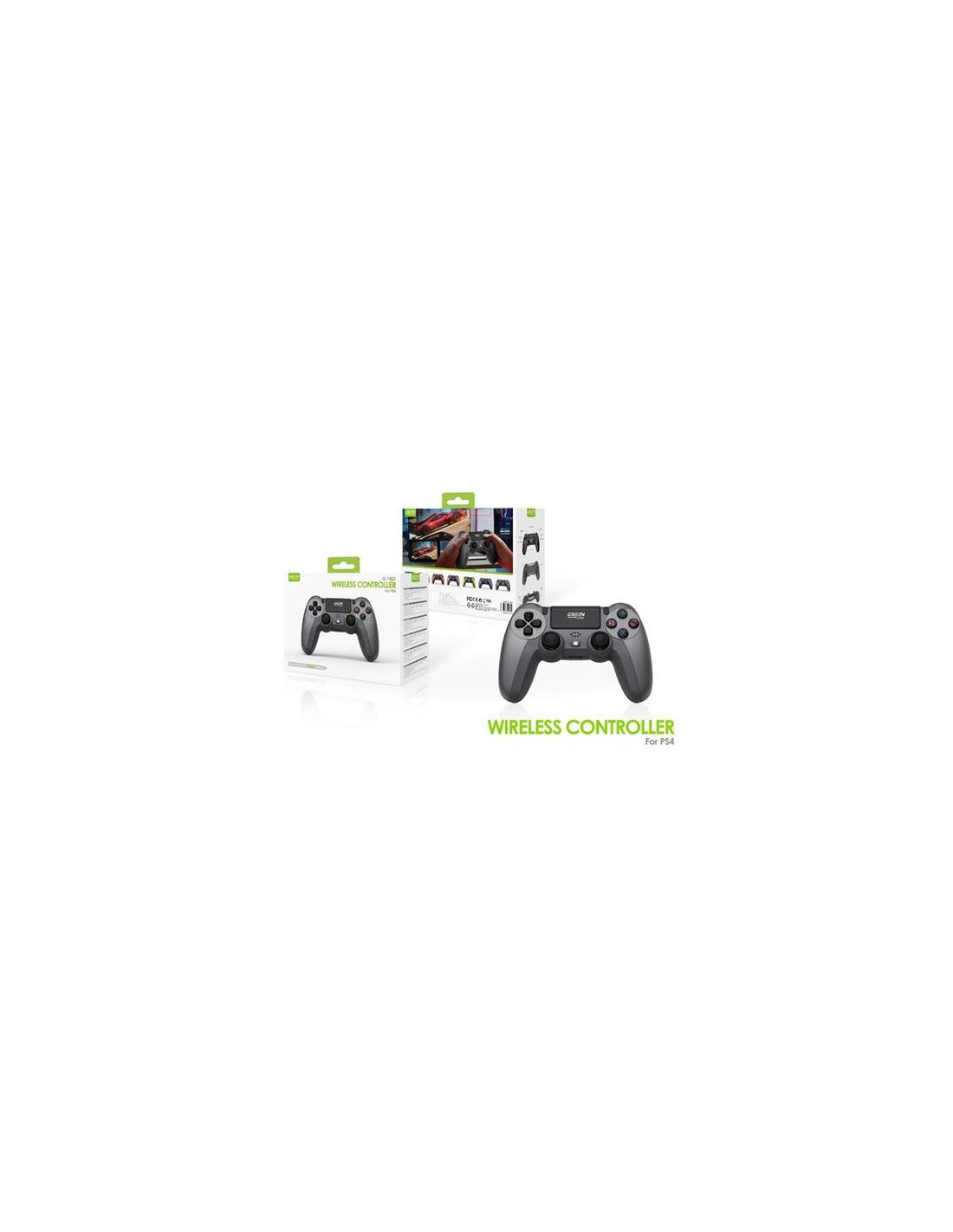 GAMEPAD INALAMBRICO NEGRO PARA PS4 G-1427 GREEN