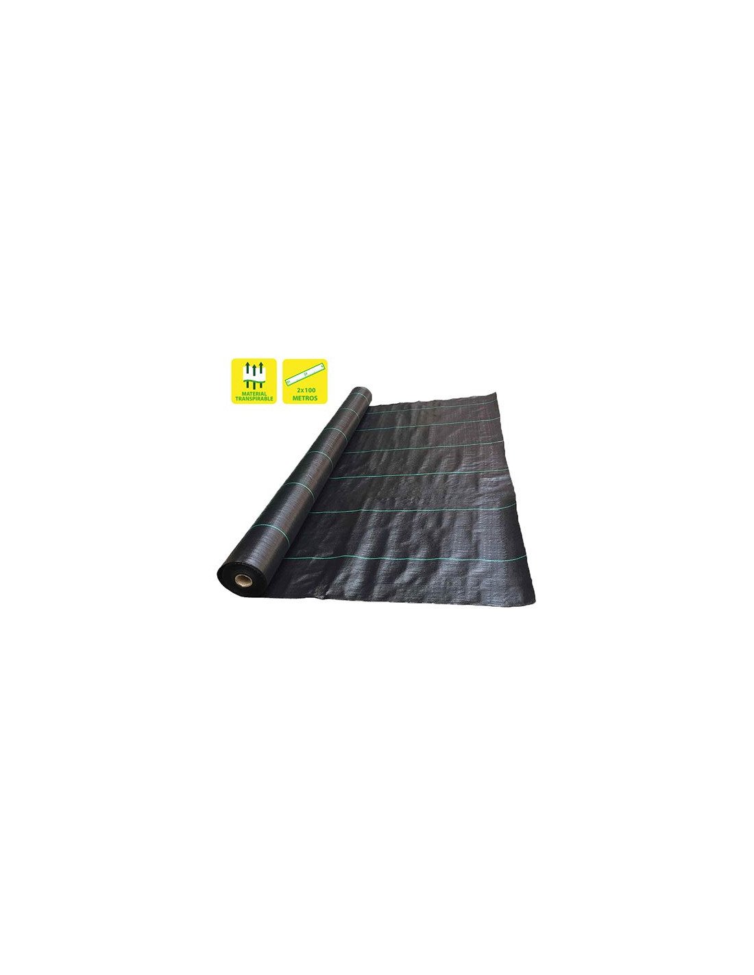 MALLA ANTIHIERBAS NEGRA 100GR 2X100M SUNGARDEN