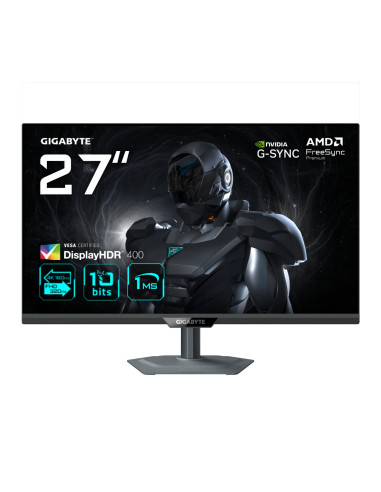 GIGABYTE G27U Monitor de juego 27” 4K UHD - Modo dual (4K 160Hz o FHD