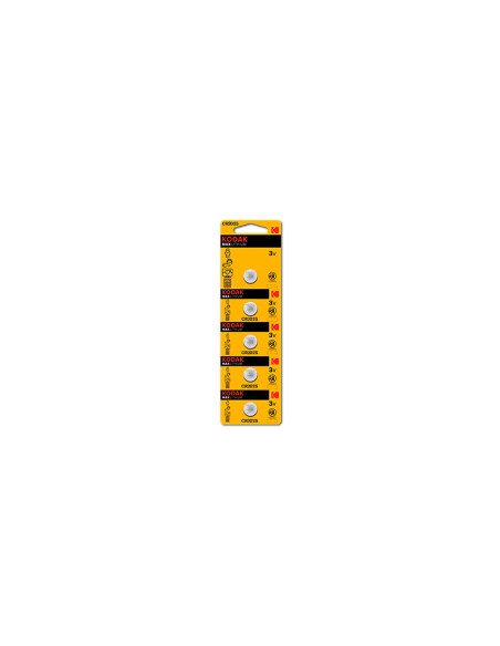 PILAS KODAK BOTON LITIO CR2025 3V BLISTER 5 KDCR20255