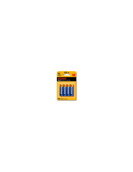 Kodak Max LR6 pilas alcalinas AA blÍ­ster 4u 1.5v 30952867