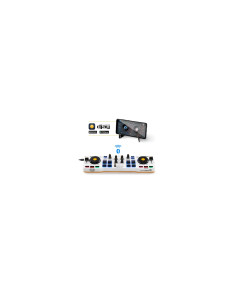 Hercules 4780921 controlador dj 2 canales Negro, Blanco, Amarillo