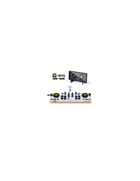 Hercules 4780921 controlador dj 2 canales Negro, Blanco, Amarillo