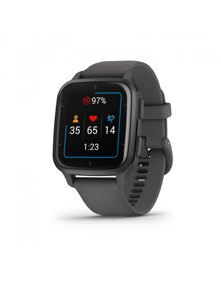 Garmin Venu Sq 2 3,56 cm (1.4") AMOLED Gris GPS (satélite)
