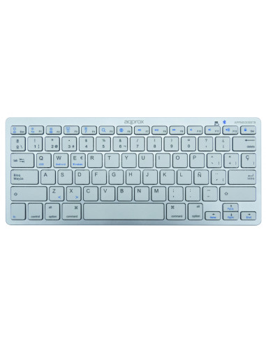 Approx Teclado APPMX300BTS Bluetooth plata