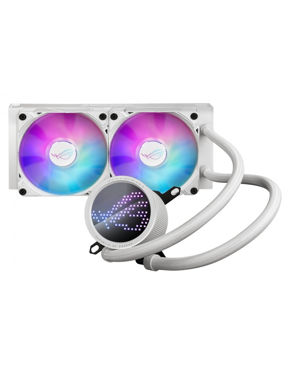 ASUS ROG Ryuo III 240 ARGB White Edition Procesador Kit de refrigeración lÍ­quida 12 cm Blanco