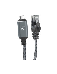 Ewent EC2000 cable de red Negro, Gris 1 m Cat6
