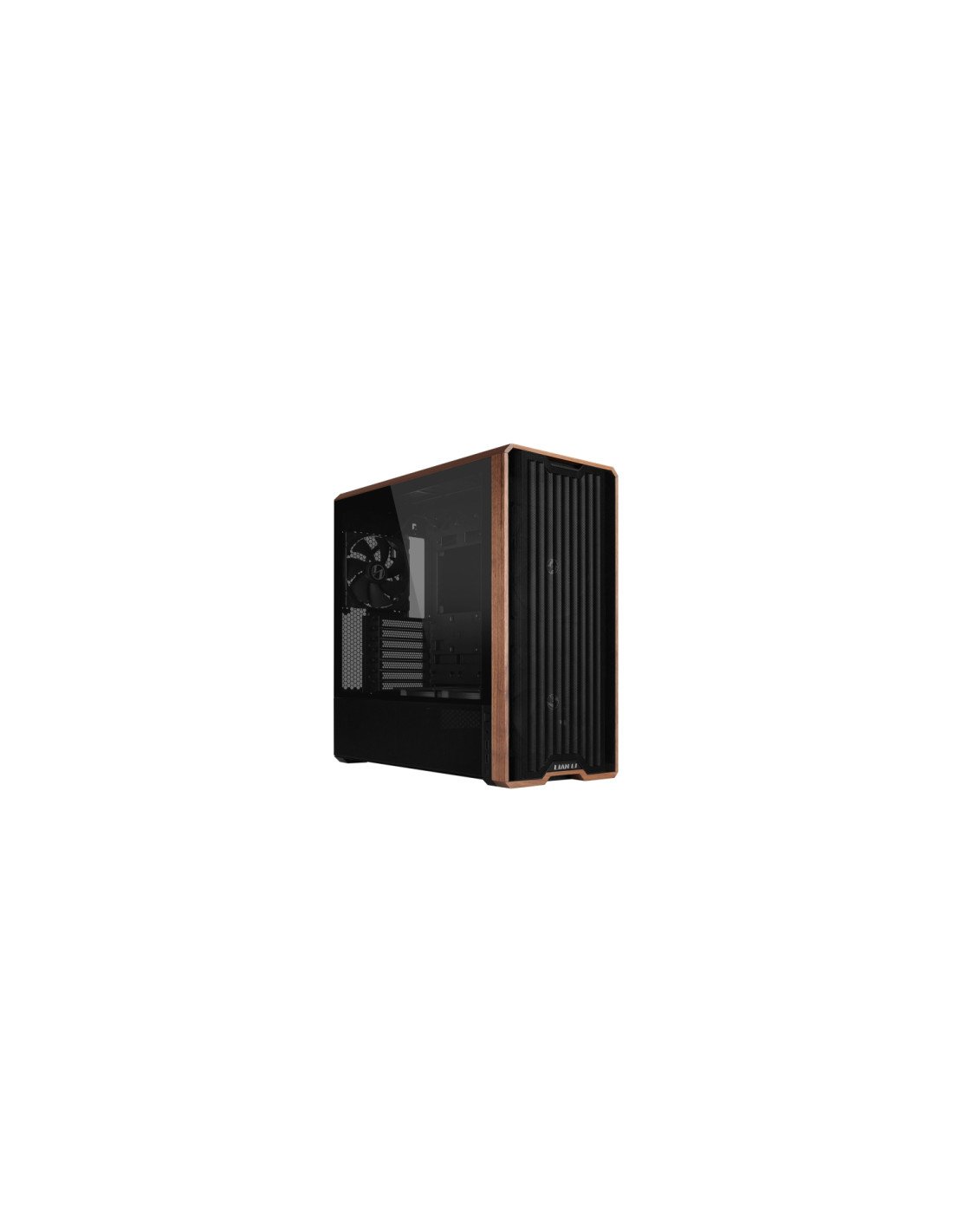 Lian Li Lancool LAN217X carcasa de ordenador Midi Tower Negro, Madera