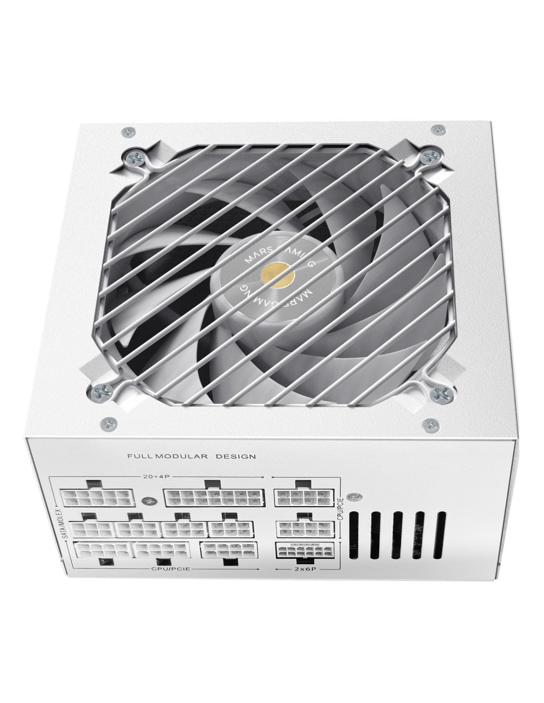 Mars Gaming MPB850PSIW unidad de fuente de alimentación 850 W 24-pin ATX ATX Blanco