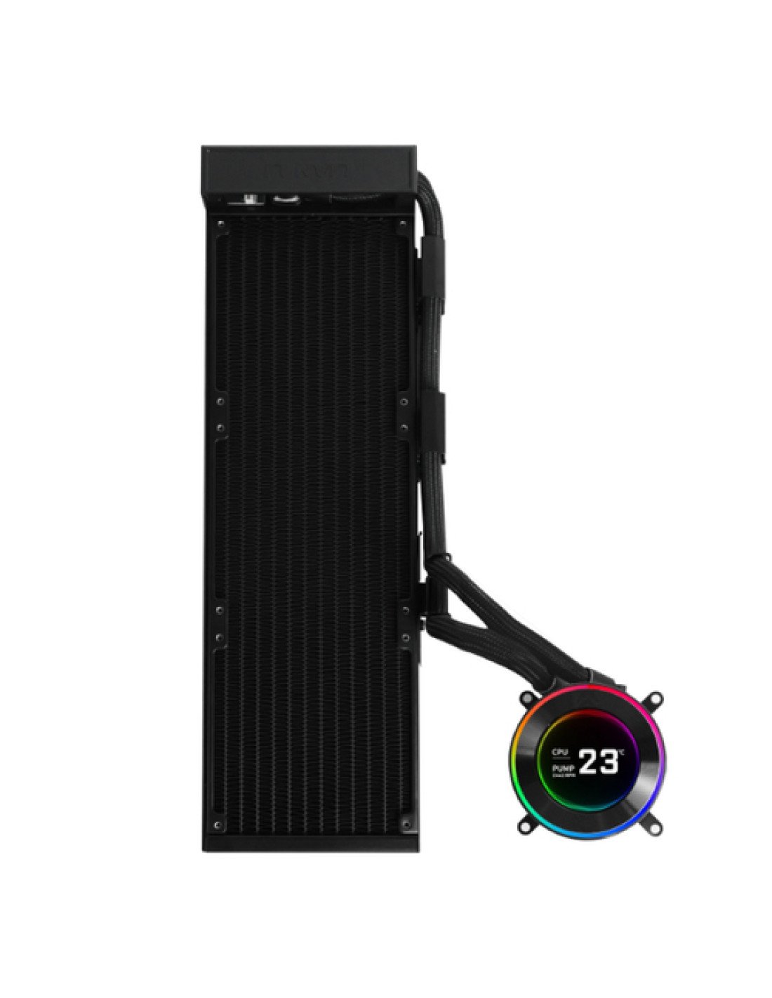 Lian Li GA II Hydroshift II LCD-C 360N Carcasa del ordenador Sistema de refrigeración líquida todo en uno Negro