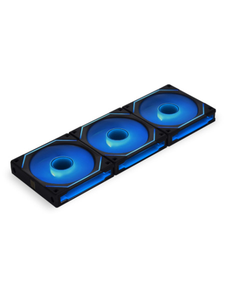 Lian Li Uni Fan SL-INF Carcasa del ordenador Ventilador 12 cm Negro 3 pieza(s)