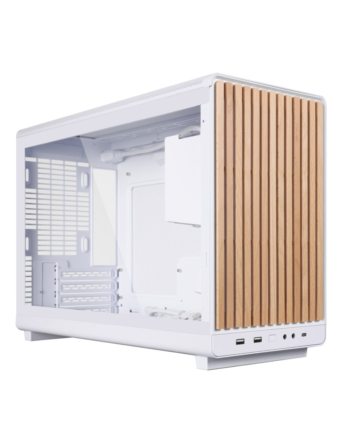 Lian Li A3-mATX Micro Torre Blanco, Madera