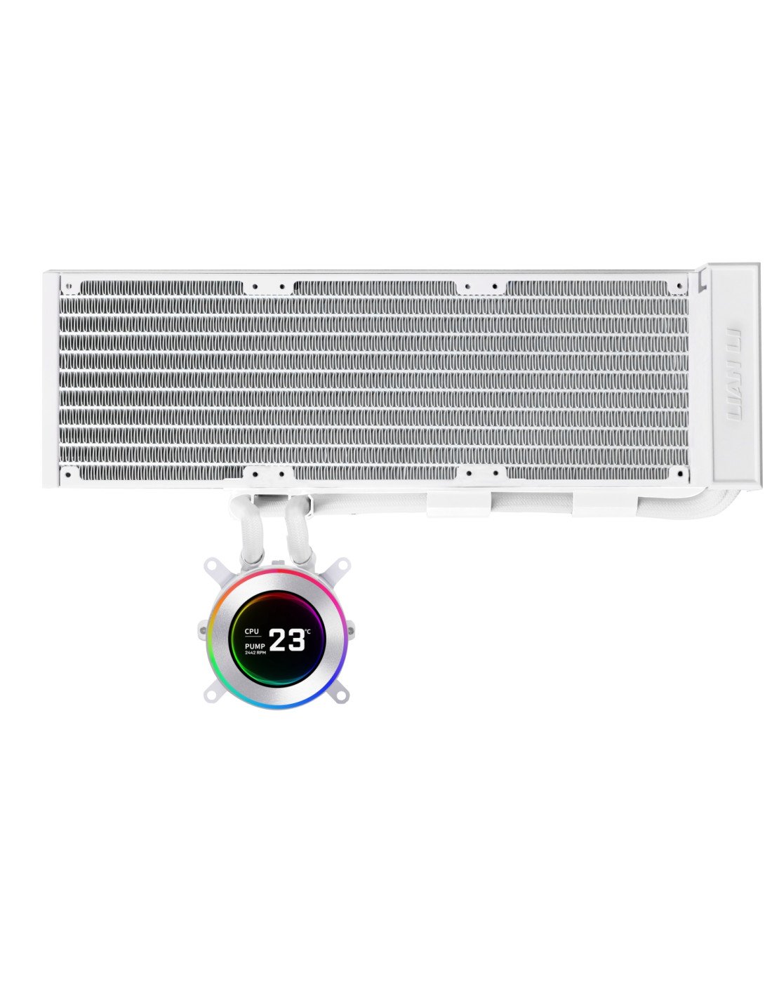 Lian Li GA II Hydroshift II LCD-C 360N Procesador Sistema de refrigeración líquida todo en uno Blanco