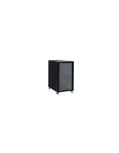 Phasak Armario Rack PRO 19" 27U 600 x 600 negro con ventilación - PHO 6627 (desmontado)