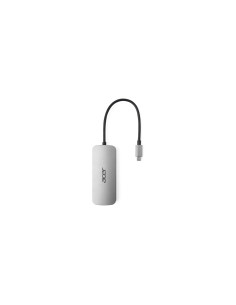 Acer 7in1 Type C Dongle Alámbrico USB 3.2 Gen 1 (3.1 Gen 1) Type-C Plata