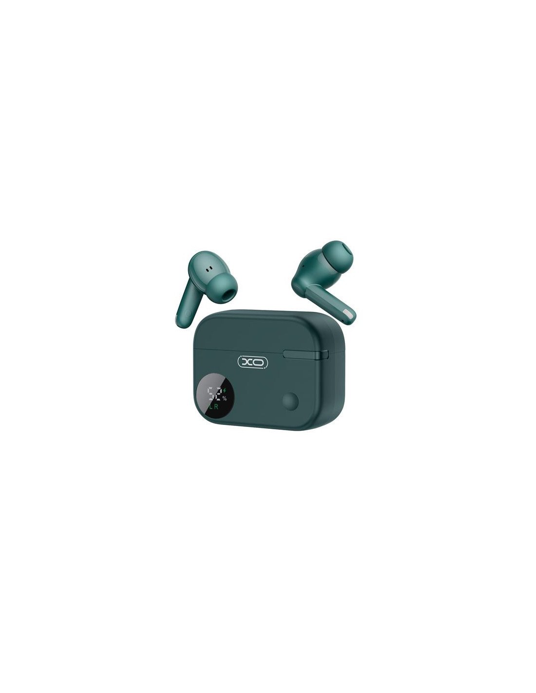 AURICULARES TWS CON CAJA LCD G34 VERDE XO