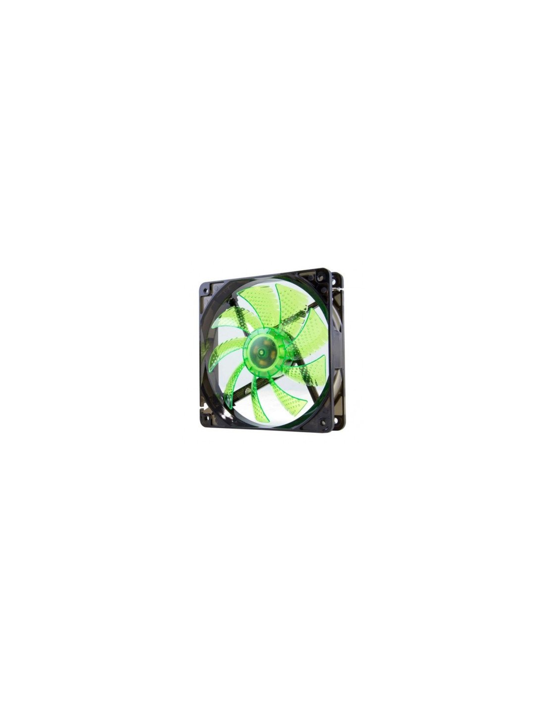 VENTILADOR CAJA NOX 120 12X12 LED VERDE NXCFAN120LG